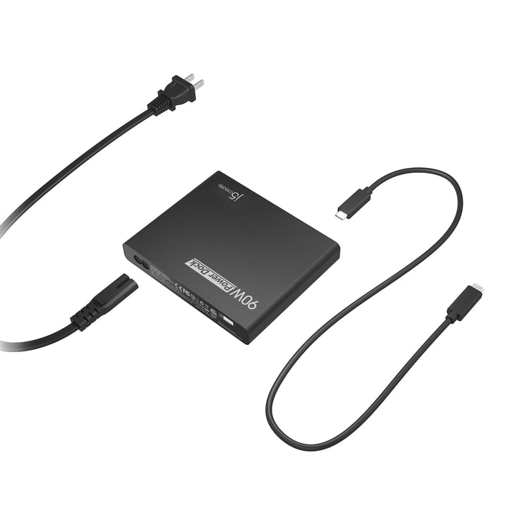 J5CREATE 90W BUILT-IN USB-C TRAVEL DOCK