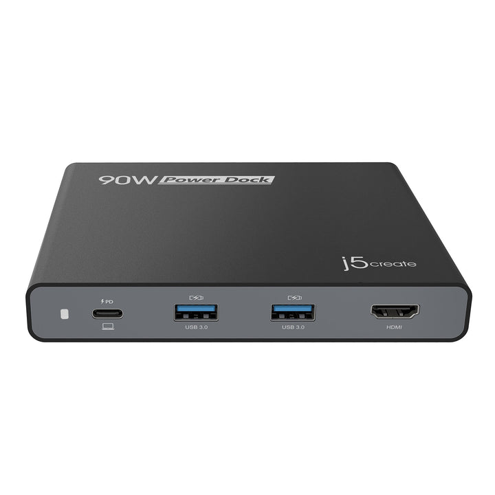 J5CREATE 90W BUILT-IN USB-C TRAVEL DOCK