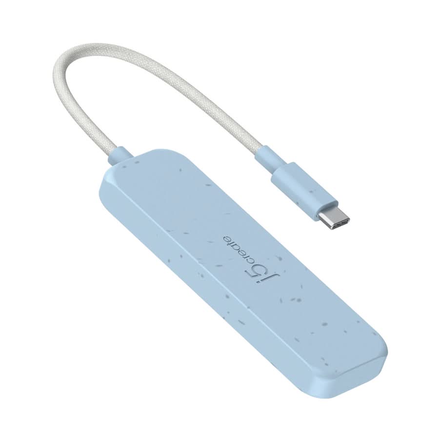 J5CREATE ECO-FRIENDLY USB-C to 4-Port Type-A Gen 2 Hub