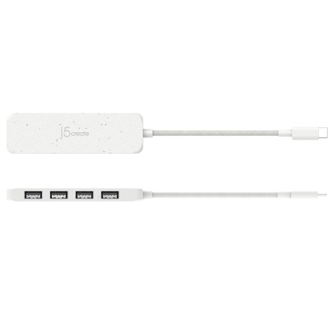 J5CREATE ECO-FRIENDLY USB-C TO 4-PORT TYPE-A GEN 2 HUB
