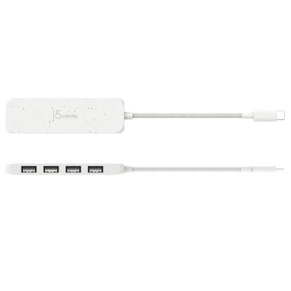 J5CREATE ECO-FRIENDLY USB-C TO 4-PORT TYPE-A GEN 2 HUB
