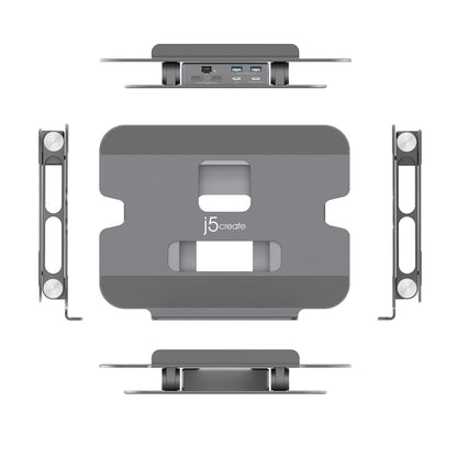 J5CREATE MULTI-ANGLE DUAL HDMI DOCKING STAND