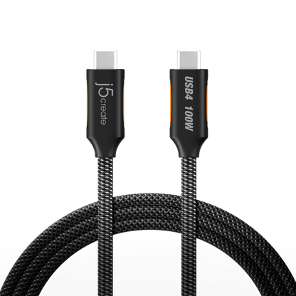 J5CREATE USB4 40GBPS FULL-FEATURED USB-C COAXIAL CABLE