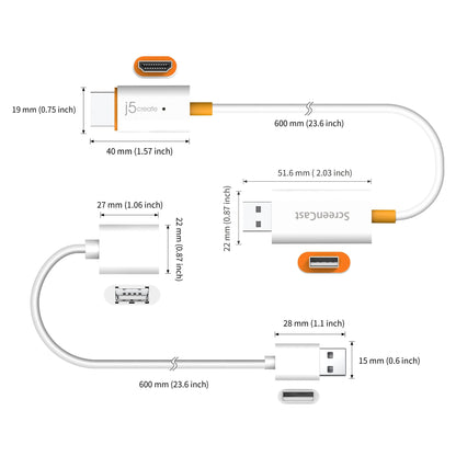 J5CREATE JVAW54 ScreenCast HDMI Wireless Display