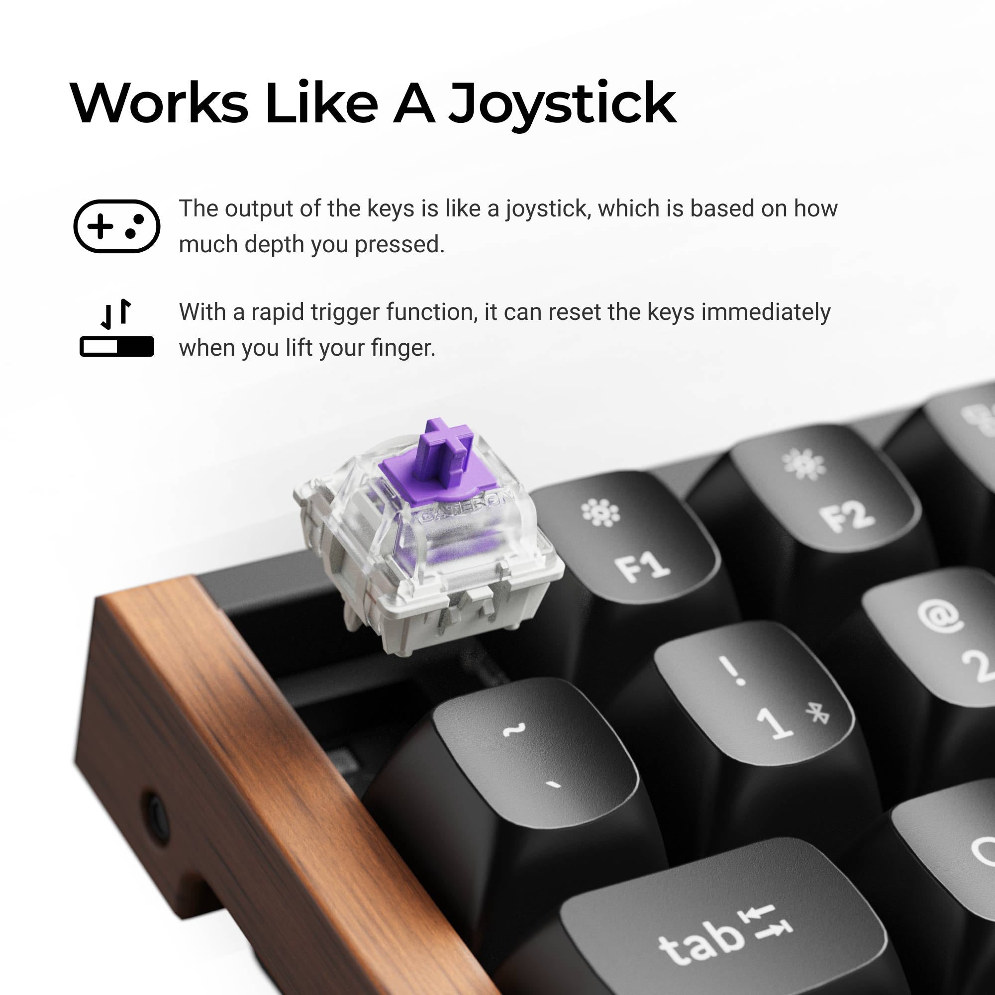 Keychron K4 HE Wireless Magnetic Switch Custom Keyboard Black