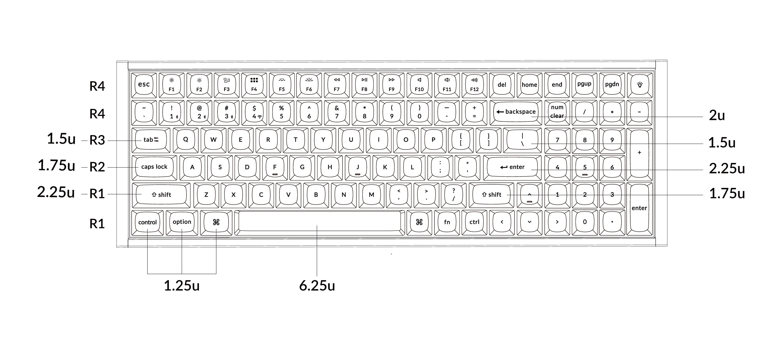 Keychron K4 HE Wireless Magnetic Switch Custom Keyboard White