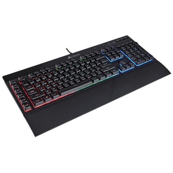 CORSAIR K55 Full Size Membrane Wired Gaming Keyboard ( Black ) ( Rubber Dome Switch ) ( CH-9206015-NA )
