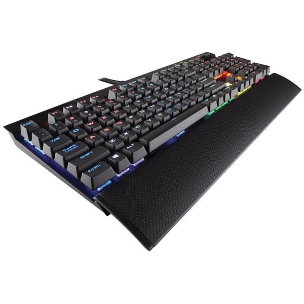 CORSAIR K70 LUX Full Size Mechanical Wired Gaming Keyboard ( Black ) ( Cherry MX Silent Switch ) ( CH-9101013-NA )