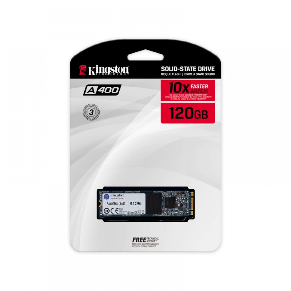 KINGSTON A400 120GB M.2 SATA SATA 3 Internal Solid State Drive ( SSD )