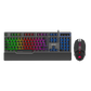 ANT ESPORTS KM500 PRO BACKLIT WIRED GAMING KEYBOARD AND MOUSE COMBO - BLACK