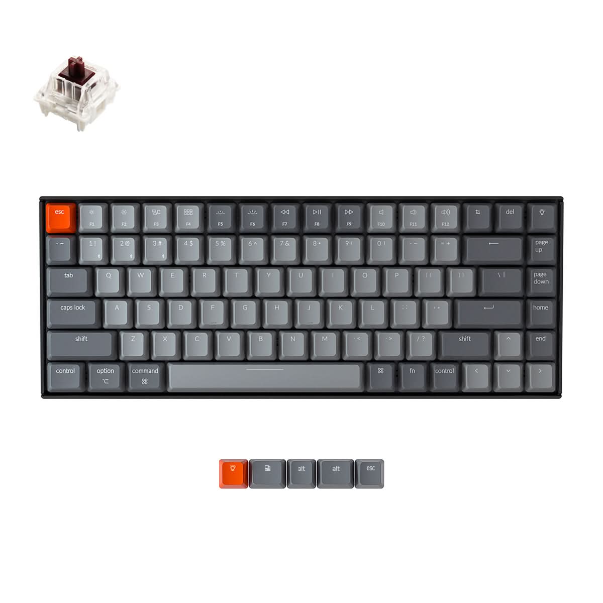 Keychron K2-A3 White Backlight Brown Switch Wireless Mechanical Keyboard