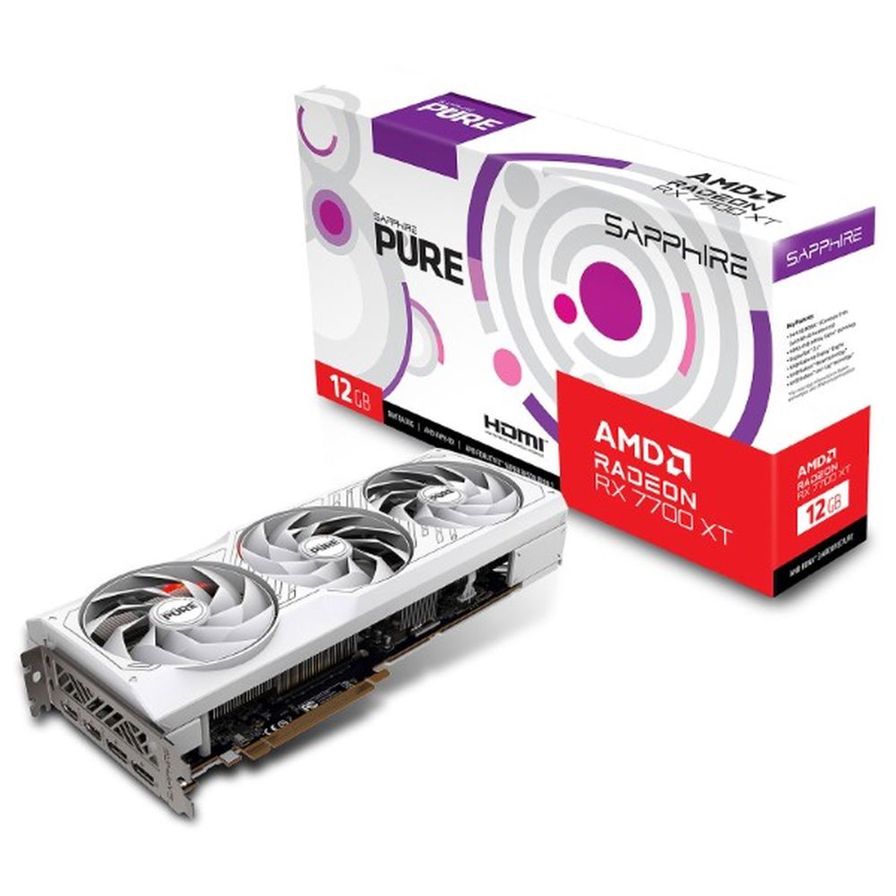 SAPPHIRE Radeon Pure RX 7700 XT 12GB AMD Graphic Card