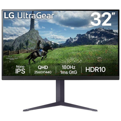 LG 32GS85Q-B 32 Inch 2K QHD 180Hz IPS Panel 98% SRGB 1MS AMD Freesync Gaming Monitor