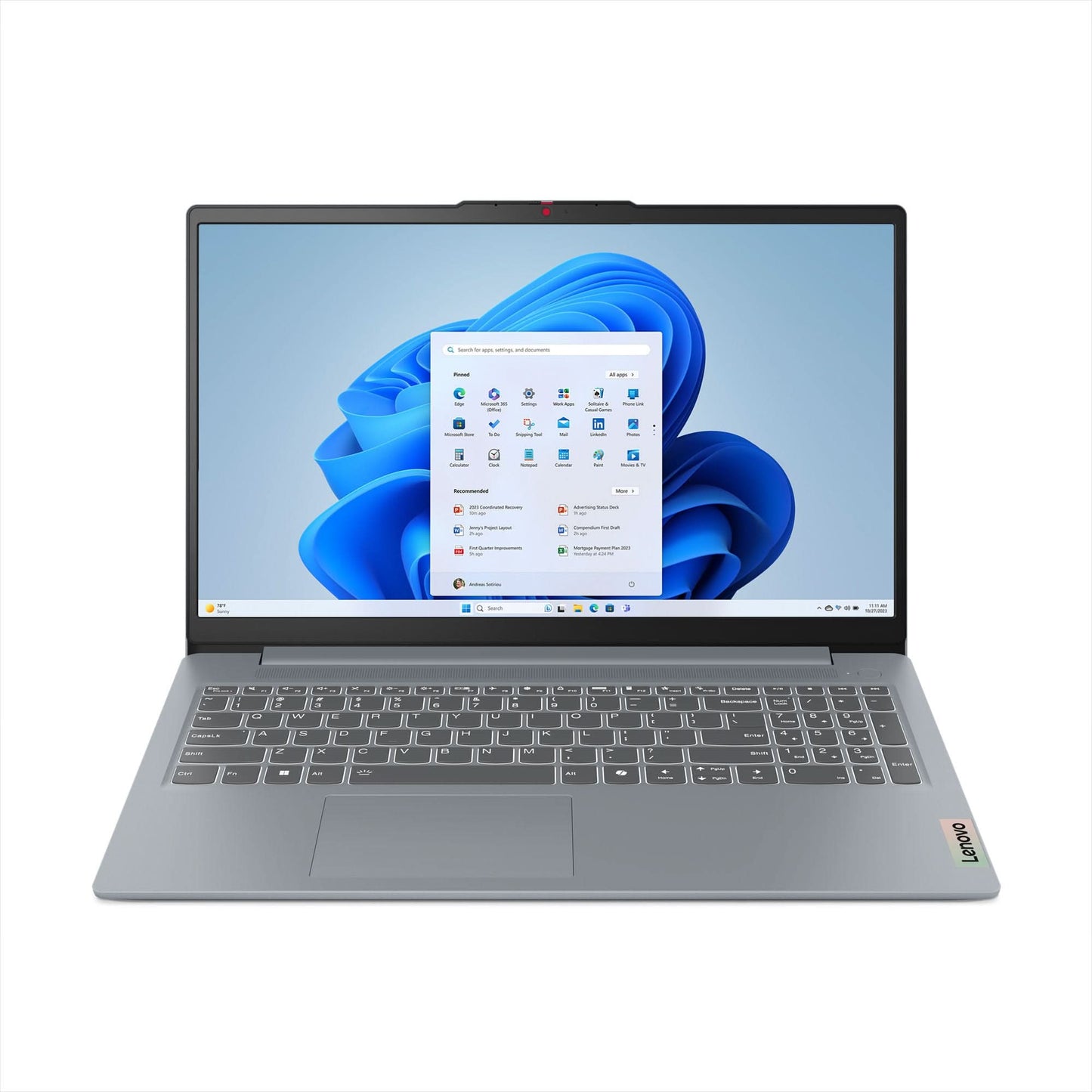 LENOVO IDEAPAD SLIM 3 82RK00VWIN [CI3-1215U 12TH GEN/8GB/512GB SSD/WIN11 HOME+MSO/15.6 INCH/INTEGRATED GRAPHICS /1 YEAR(S)/GREY]