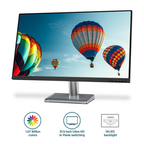 LENOVO L32p-30 31.5 Inch 4K 60Hz IPS Panel 4MS AMD Freesync Monitor