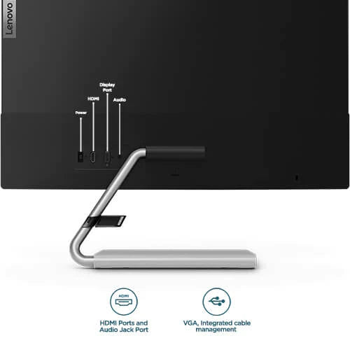 Lenovo Q24i-20 23.8 Inch FHD 75Hz IPS Panel 99%SRGB AMD Freesync Monitor