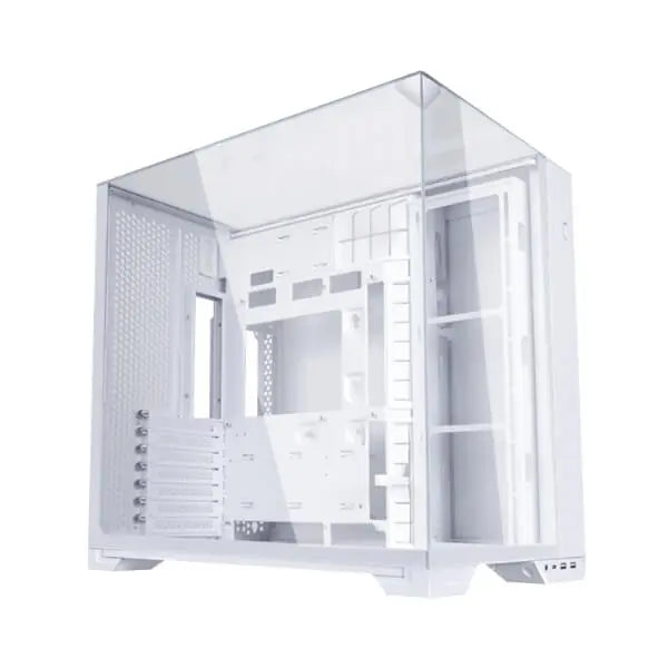 LIAN Li O11 Vision Compact EATX Mid Tower Cabinet ( White )