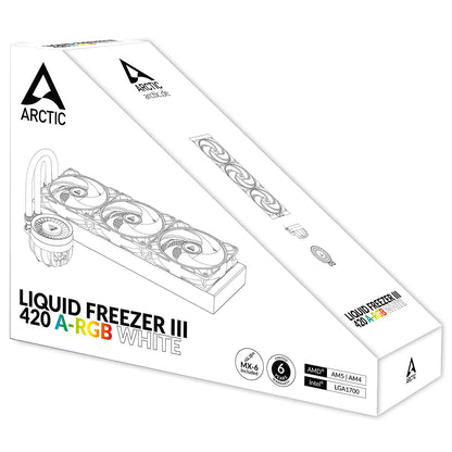 ARCTIC LIQUID FREEZER III-420 A-RGB (WHITE) ACFRE00153A