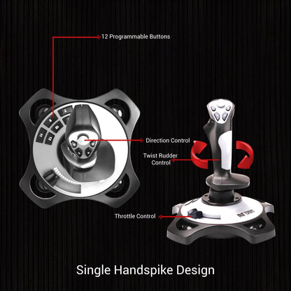 ANT ESPORTS JS55 FLIGHT JOYSTICK (BLACK)