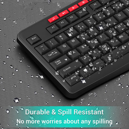 ANT ESPORTS WK200 PROFESSIONAL WIRELESS KEYBOARD & MOUSE COMBO BLACK (R-41285455) (ETA-SD-20241110953) (ETA-SD-20241110999)