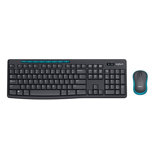 LOGITECH MK275 Full Size Membrane Wireless + Bluetooth keyboard and Mouse Combo