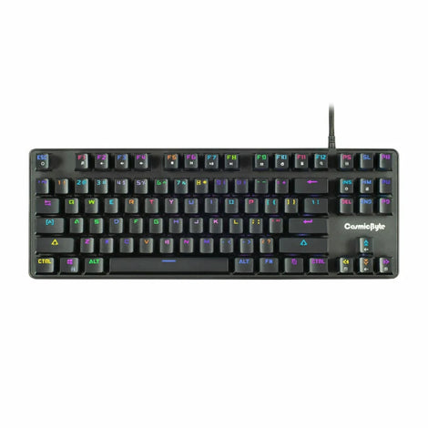 COSMIC BYTE CB-GK-34 Firefly Tenkeyless Mechanical Wired Gaming Keyboard ( Black ) ( Linear Red Switch )