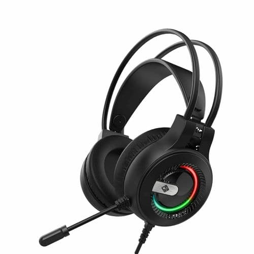 COSMIC BYTE Titania Wired Stereo Gaming Headphone With Gaming Mic ( Black ) ( PC/PS4/PS5/Mac/OS )