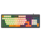 ANT ESPORTS MK800 PRO GAMING KEYBOARD (GREY, BEIGE, ORANGE)