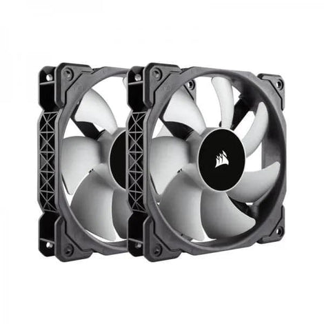 CORSAIR ML120 120mm Cabinet Fan (Black) (Dual Pack)