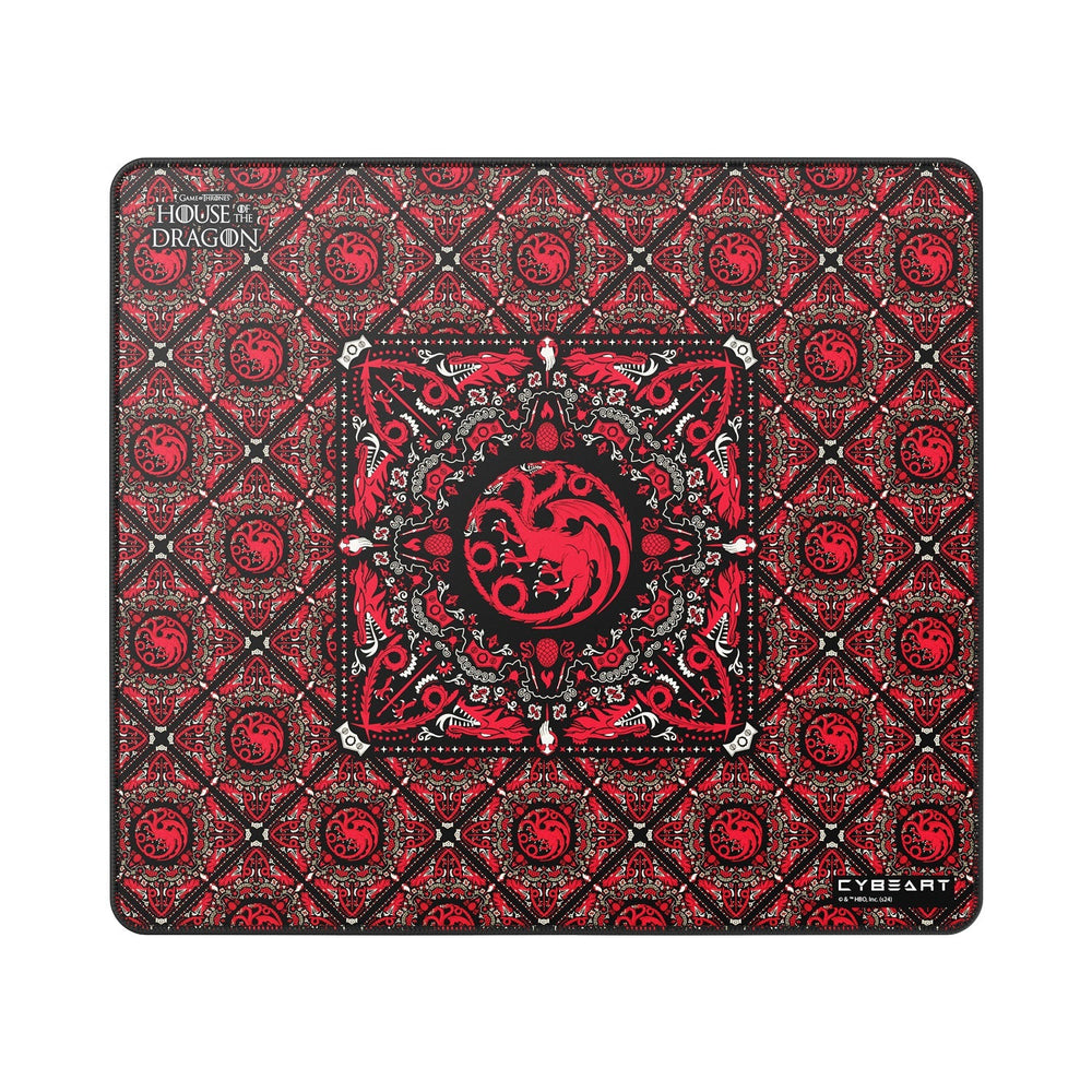 CYBEART House Targaryen Large Gaming Mousepad ( Red )