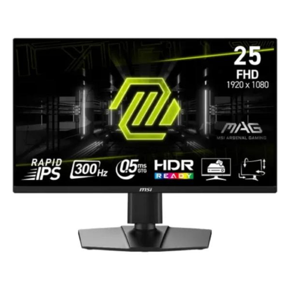MSI MAG 255PXF 24.5 Inch FHD 300Hz IPS Panel 90%SRGB 0.5MS AMD Freesync Gaming Monitor
