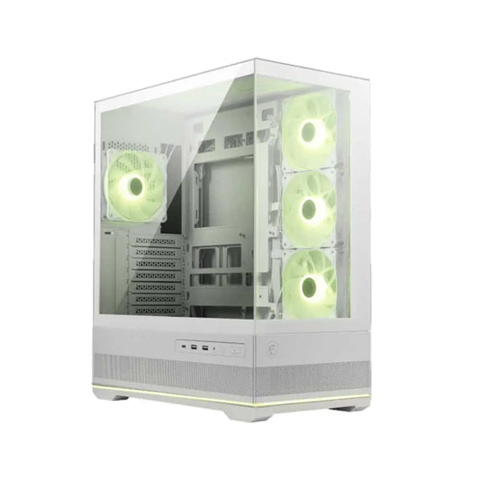 MSI MAG Pano 110R PZ ARGB ATX Mid Tower Cabinet (White)