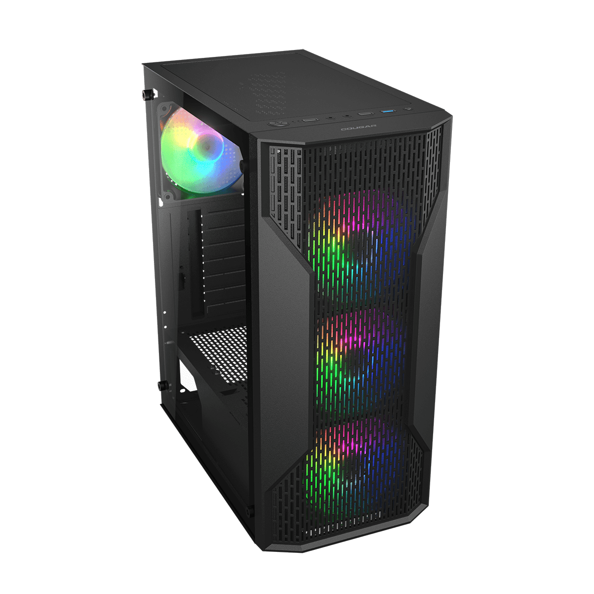 Cougar MX110 RGB Mid Tower Cabinet CGR-2BD2B-RGB