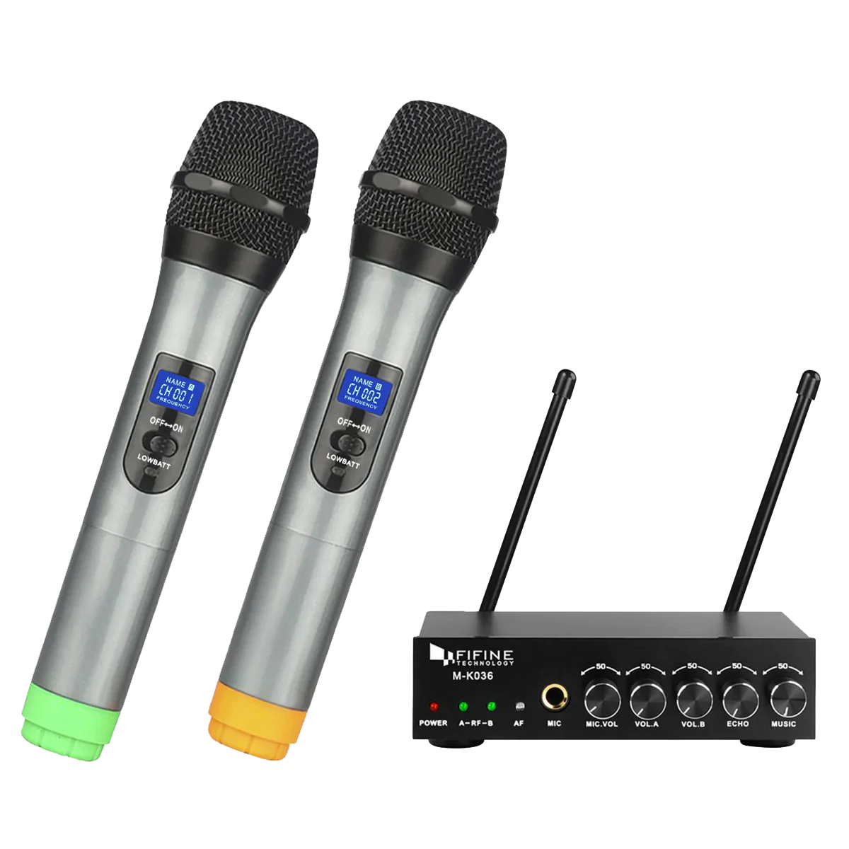 FIFINE K036 Wireless HandHeld Microphone ( Gray )