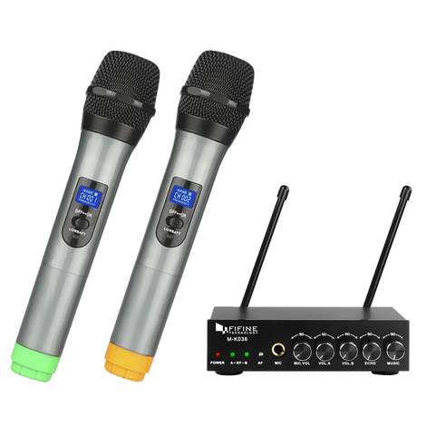 FIFINE K036 Wireless HandHeld Microphone ( Gray )