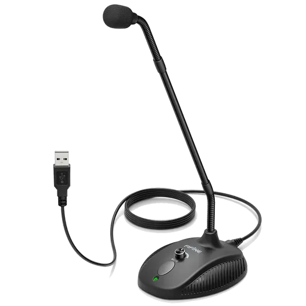 FIFINE K052 Gooseneck USB Microphone