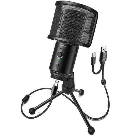 FIFINE K683A USB Desktop Microphone (With Tripod Stand)