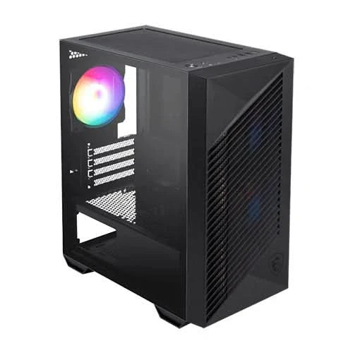 Msi PAG SHIELD M500A Auto RGB M-ATX Mini Tower Case 240mm (Black) Mother Board Size M-ATX,M-ITX