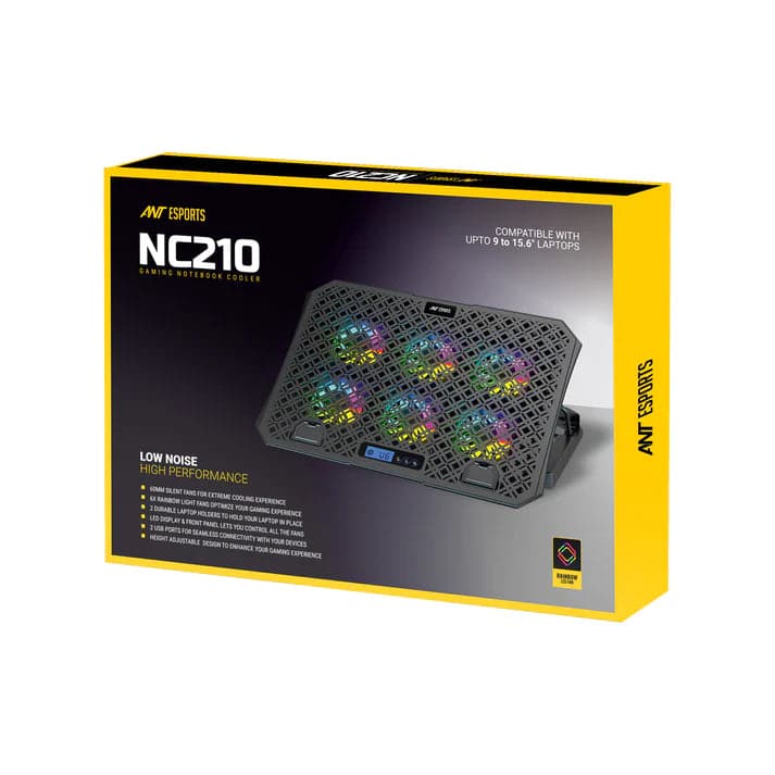 ANT ESPORTS NC210 Gaming Laptop RGB Cooler