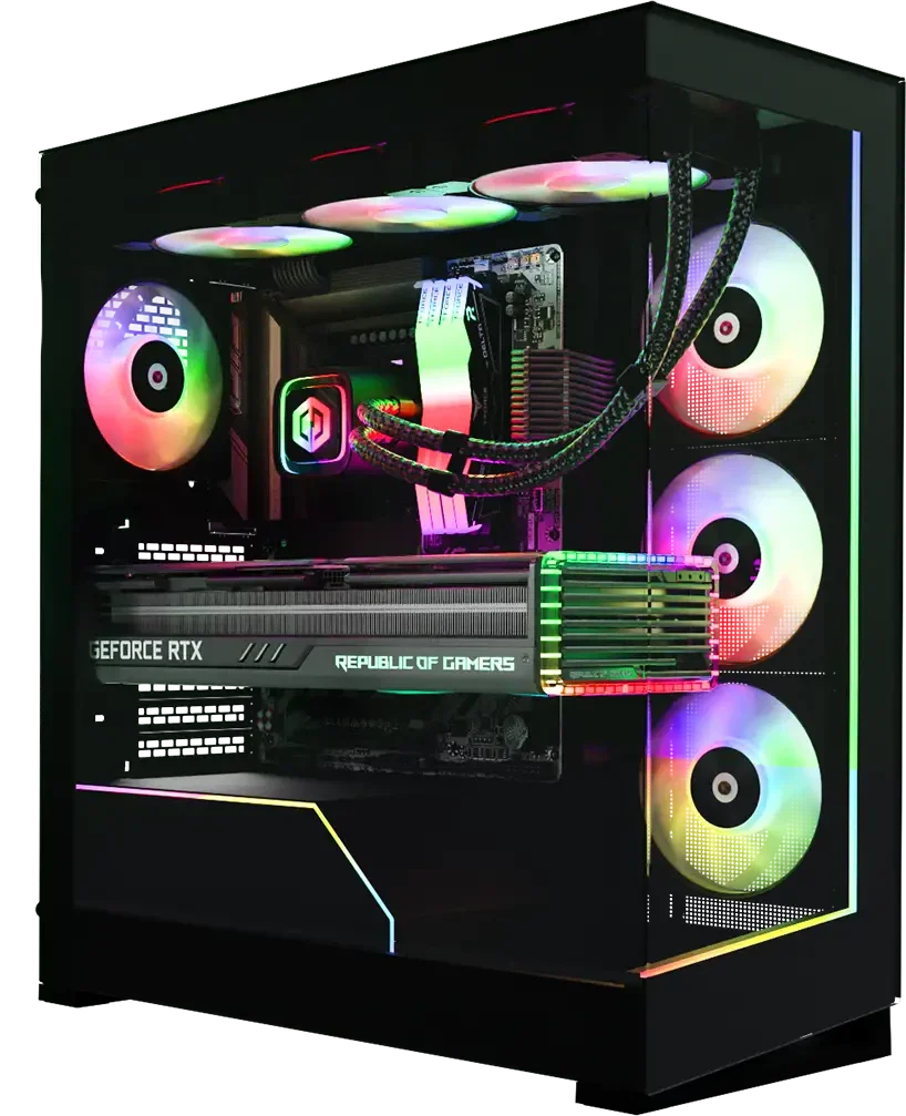 CyberPowerPC Vista 930, AMD Ryzen 9 9950X, 32GB 6000 Mhz, 2TB NVMe M.2 SSD, RTX 5080 16GB GDDR7, Win 11 home