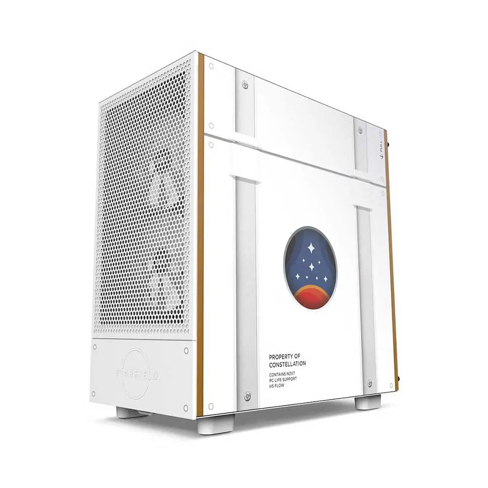 NZXT H5 Flow Starfield Limited Edition ATX Mid Tower Cabinet (White)