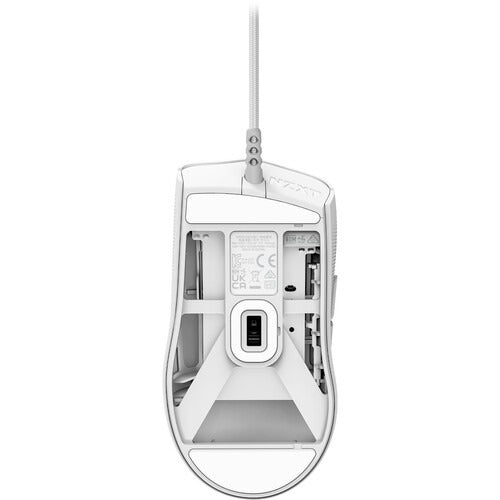 NZXT Lift 2 Ergo Wired Ergonomic Gaming Mouse ( White ) ( 26000DPI / 6 Macro Buttons )