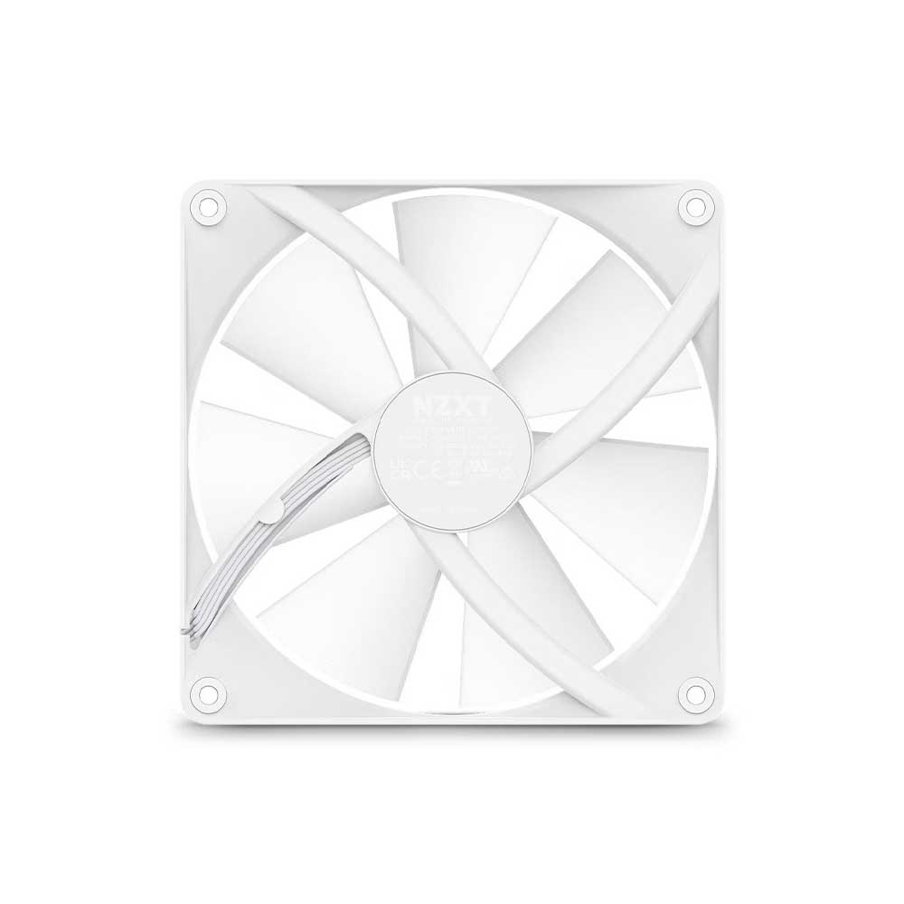 NZXT F140 RGB Core 140mm Cabinet Fan Matte White (Single Pack)