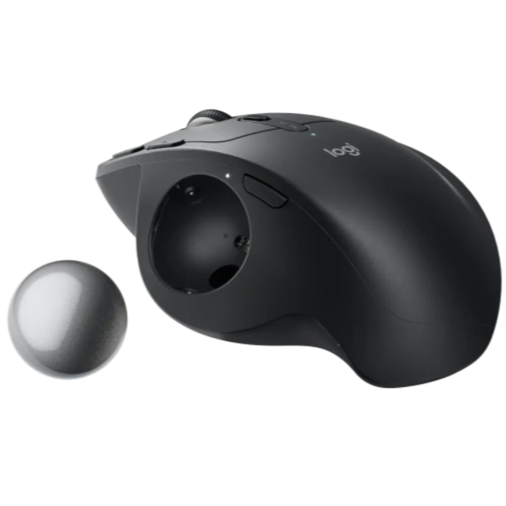 LOGITECH MX Ergo S Wireless Ergonomic Gaming Mouse ( 910-007261 ) ( 2048 DPI / 8 Macro Button ) ( Black )