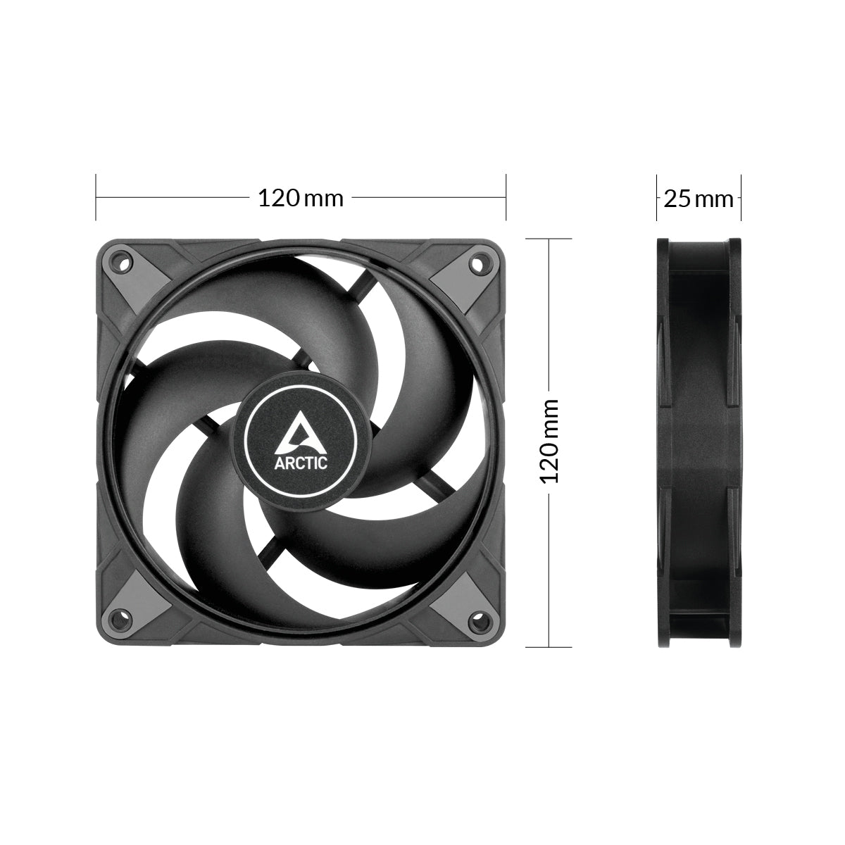 ARCTIC P12 MAX (BLACK) ACFAN00280A