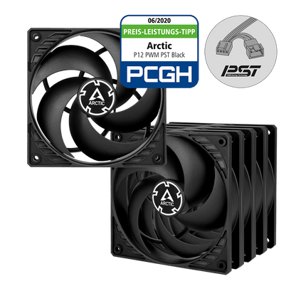 ARCTIC P12 (BLACK) - 5 PACK ACFAN00135A