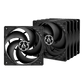 ARCTIC P12 Non-RGB 120mm Cabinet Fan ( Black ) ( Five Pack )