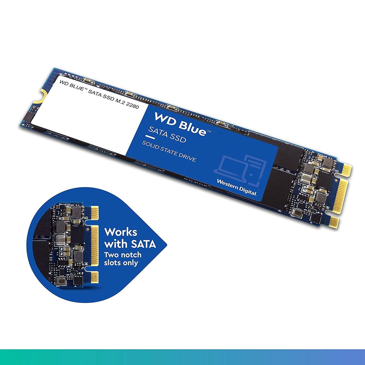 WESTERN DIGITAL 250GB BLUE M.2 INTERNAL SATA SSD