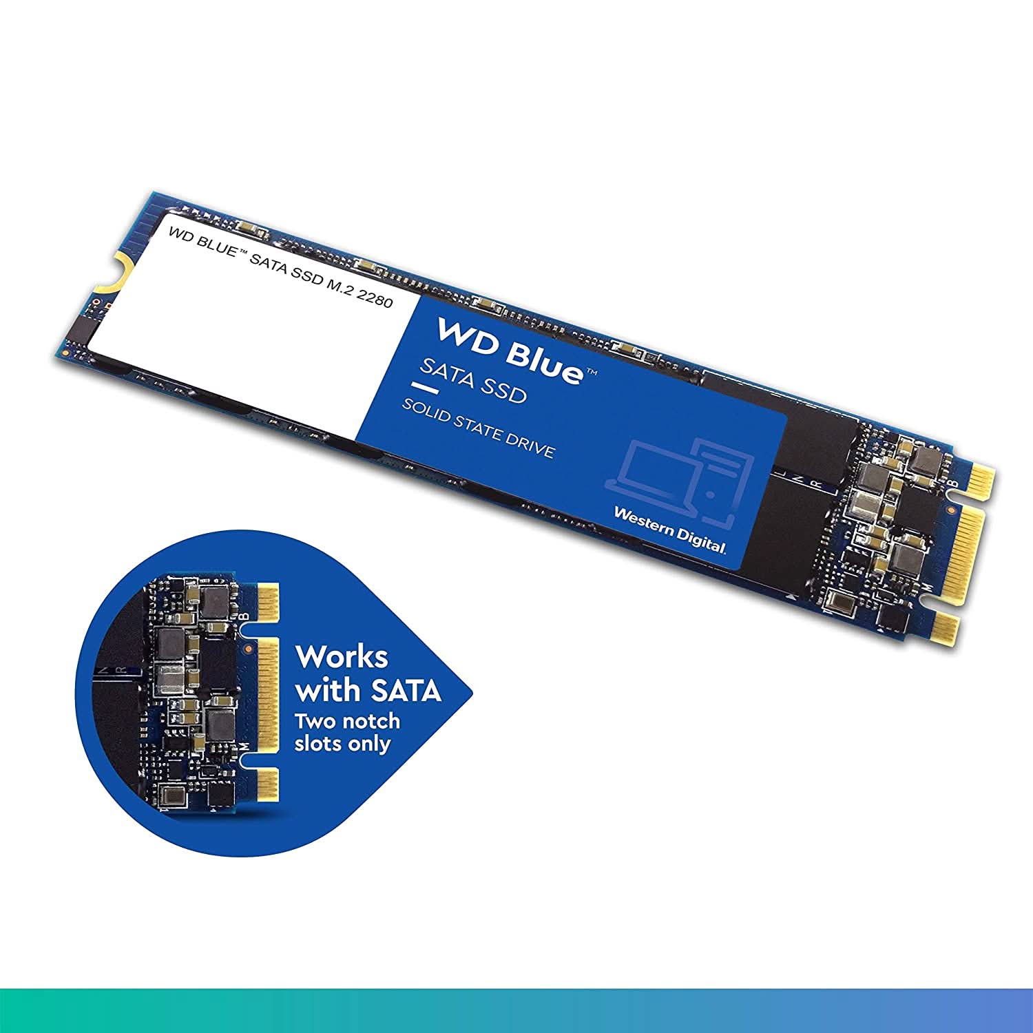WESTERN DIGITAL 250GB BLUE M.2 INTERNAL SATA SSD
