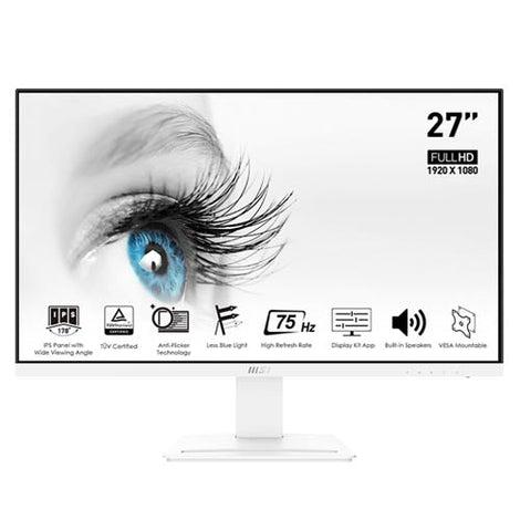 MSI PRO MP273QP 27 Inch QHD 75Hz IPS Panel 102%SRGB AMD Free Sync Business Monitor